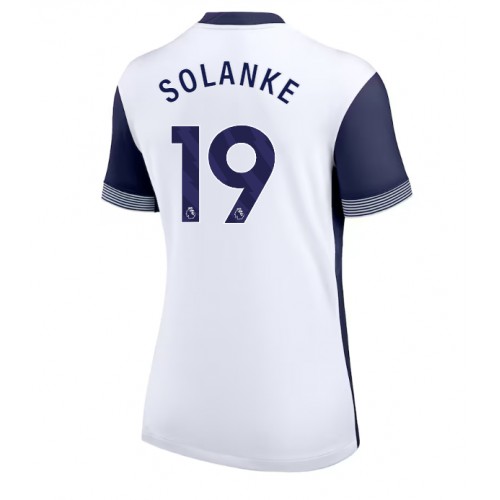 Tottenham Hotspur Dominic Solanke #19 Domaci Dres za Ženska 2024-25 Kratak Rukav